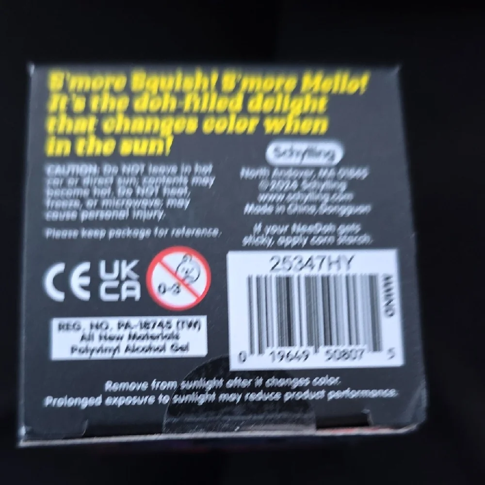 NeeDoh Mello Mallo Squishy Toy Set Of 2 ORANGE And BLUE - Picture 4 of 8